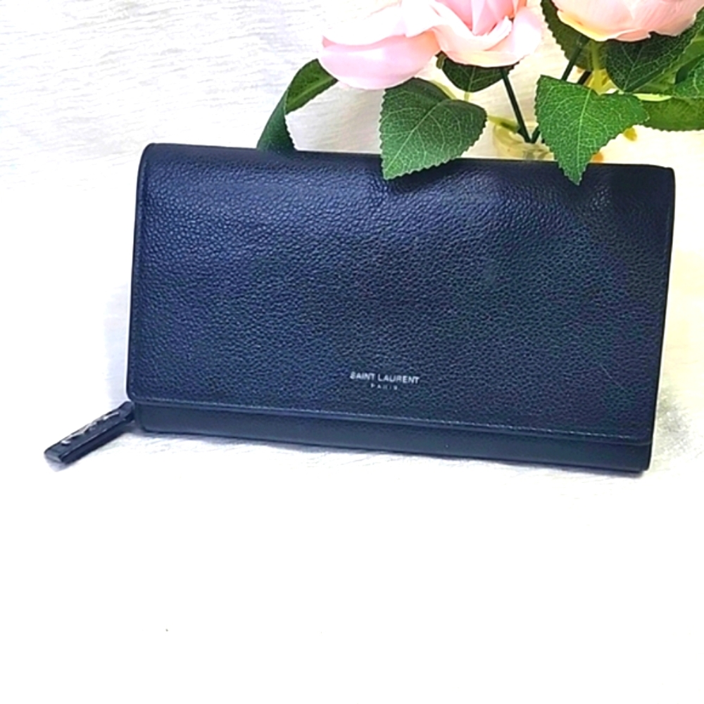SAINT LAURENT Leather Wallet